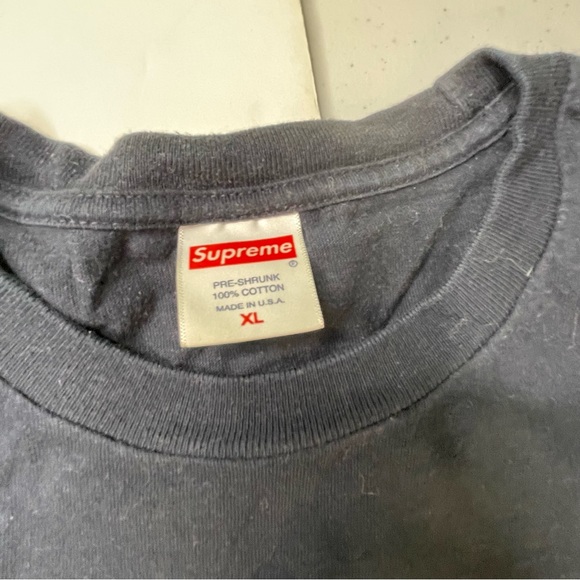 Supreme System Graphic Black Color Mens XL Size Tee Shirt - Picture 4 of 5